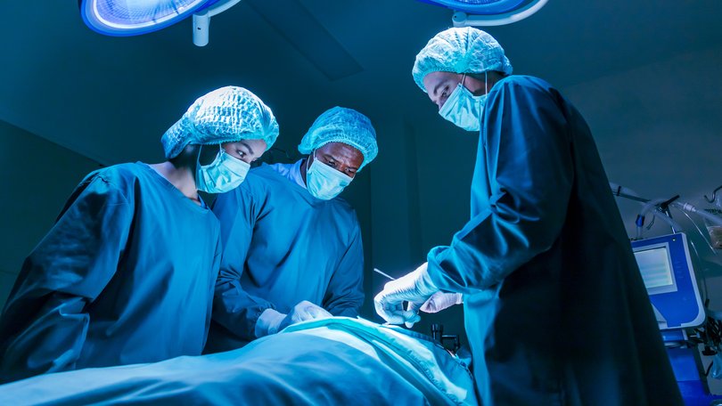 When the girl asked if she could help, she was allowed to drill a hole in a patient’s skull, it is alleged. Stock photo.