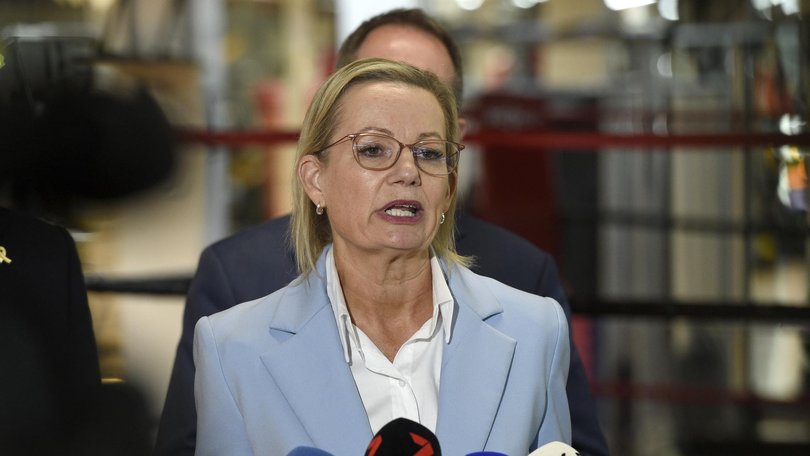 Opposition Leader Sussan Ley says Prime Minister Anthony Albanese must get assurances on AUKUS in Washington. Picture: NewsWire / Andrew Henshaw