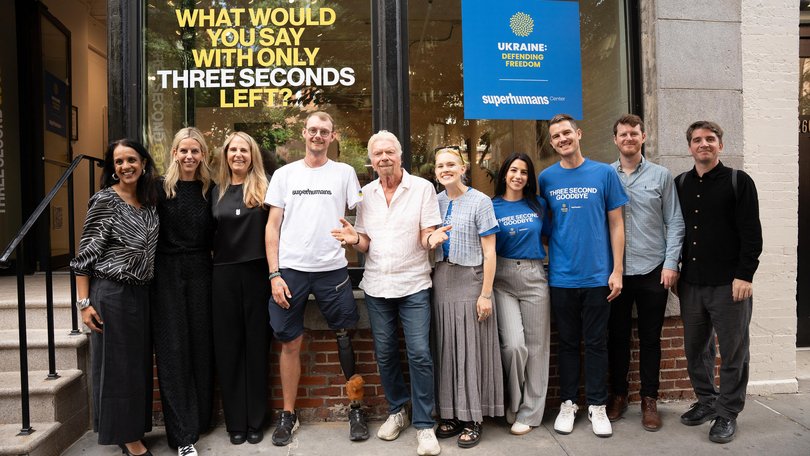 Richard Branson’s Superhumans charity in New York.