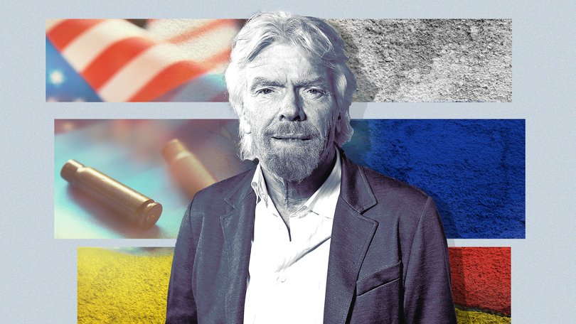 Richard Branson says hesitation from allies has strengthened Russia in the war in Ukraine.