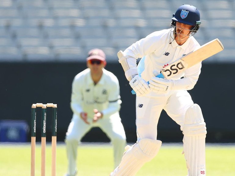 Blues batter Nic Maddinson is aiming for a return to cricket after a major health scare. (Morgan Hancock/AAP PHOTOS)