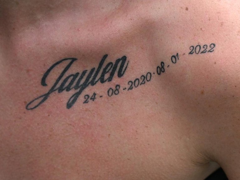 16 month old Jaylen Troy Priest died a week after suffering a fractured skull at his home. (Darren England/AAP PHOTOS)