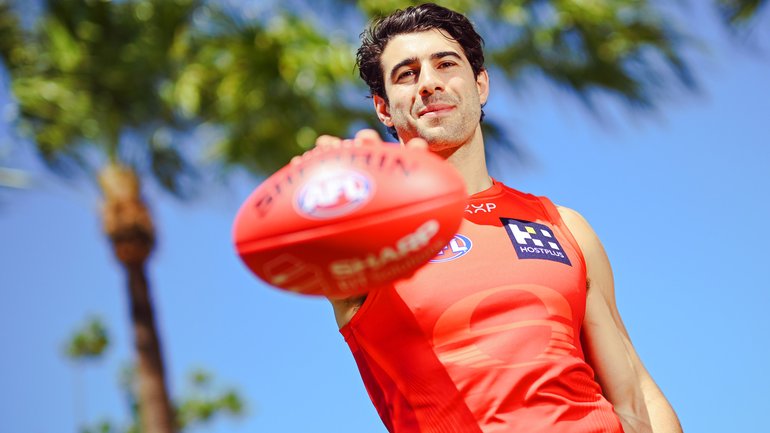 Christian Petracca in his new threads.