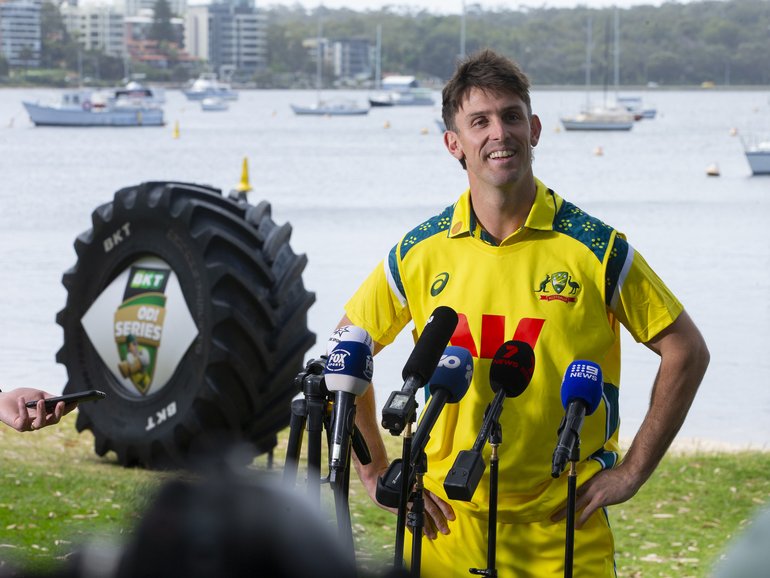 Mitch Marsh at Matilda Bay.