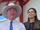 Senator Jacinta Nampijinpa Price is adopting a wait and see approach with "good mate" Barnaby Joyce. (Aaron Bunch/AAP PHOTOS)
