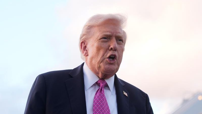 Donald Trump says the survivors of a US strike on a drug vessel are being returned to their homes. (AP PHOTO)