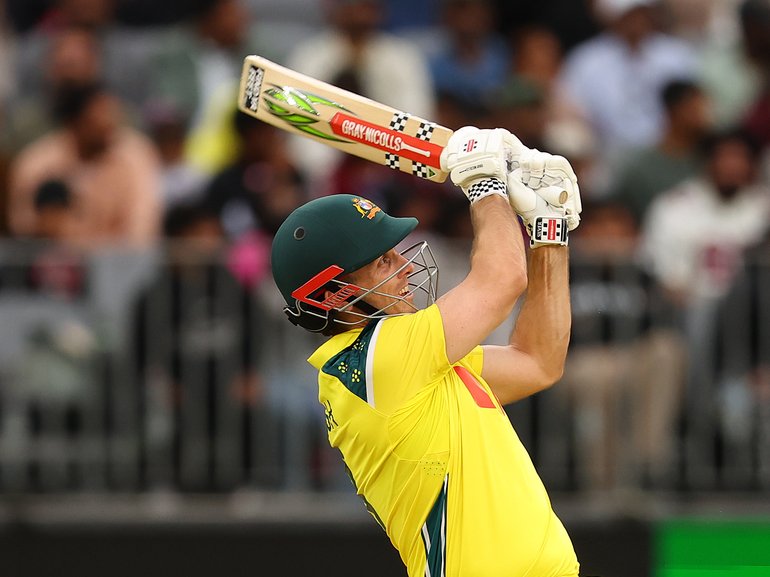 Mitchell Marsh led the run chase.