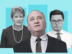 Pauline Hanson, Barnaby Joyce and David Littleproud.