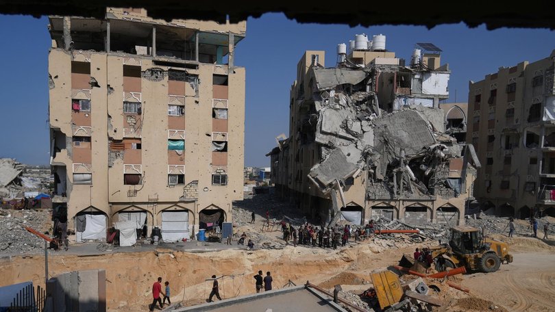Israel and Hamas have been trading blame over violations of the US-mediated ceasefire in Gaza. (AP PHOTO)