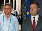 Ukrainian scientist Leonid Pshenichnov and Ukraine’s Ambassador to Australia Vasyl Myroshnychenko.