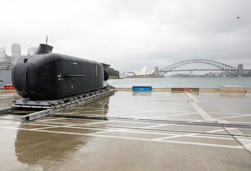 The autonomous undersea vehicle known as the Ghost Shark.