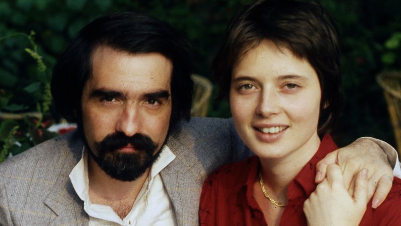 Martin Scorsese and Isabella Rosselini during their marriage.