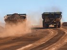 Autonomous trucks at work at Rio TInto's Gudai-Darri iron ore mine in the Pilbara.