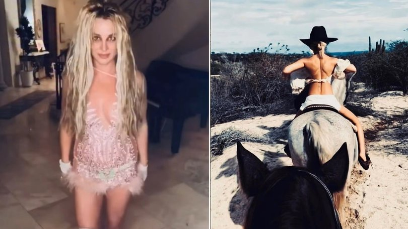 Britney Spears has posted another bizarre video on social media.