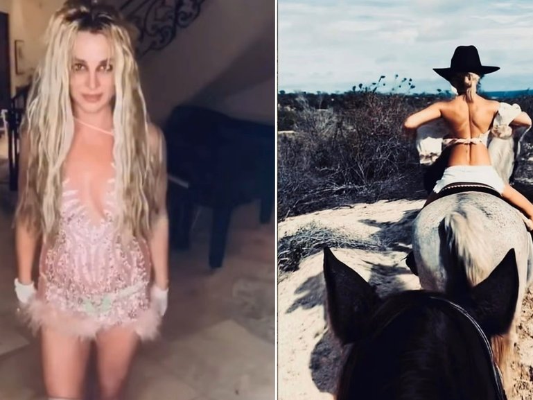 Britney Spears has posted another bizarre video on social media.