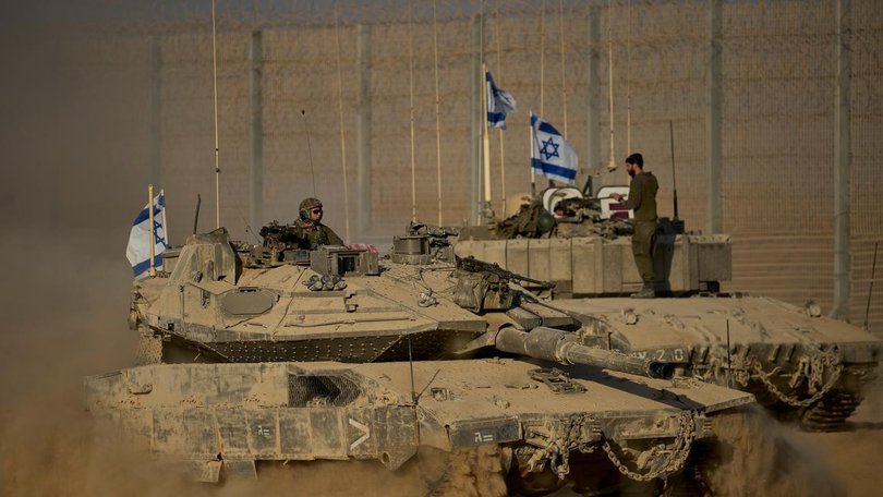 Palestinian medics say three more people were killed by Israeli tank fire near the ‘yellow line’.