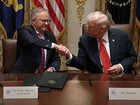 Donald Trump and Anthony Albanese sign critical minerals deal aimed at countering China’s dominance of the trade.