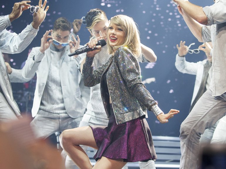  Taylor Swift opens her world tour in 2105 for  1989 - an album that contained several songs about the media intruding on her private life.