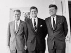 Robert Kennedy, Edward Kennedy (Ted Kennedy) and John Kennedy (John F Kennedy).
