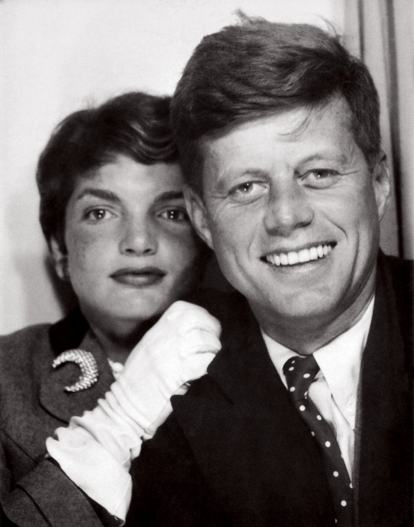 Jackie and John F. Kennedy in 1953.