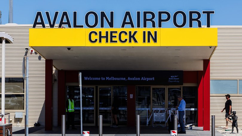 The alleged incident occurred at Avalon Airport near Geelong.