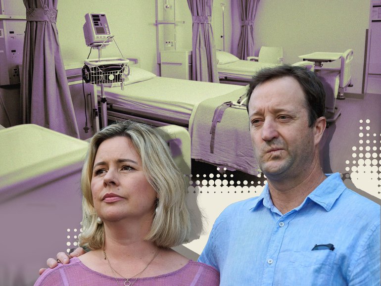 Joe Massa’s parents, Elouise and Danny, campaigned for an end to private management of emergency departments. 