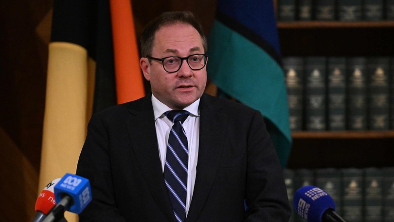 Financial Services Minister Daniel Mulino says the proposed cash mandate rules strike a balance between business and consumers. Picture: NewsWire / Josie Hayden