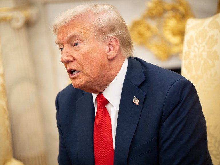 US President Donald Trump has escalated threats against Hamas.