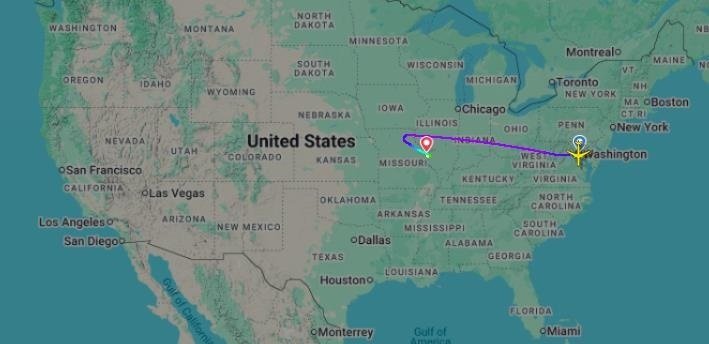 Flight ASY 343 was forced to make an unscheduled landing in Missouri.