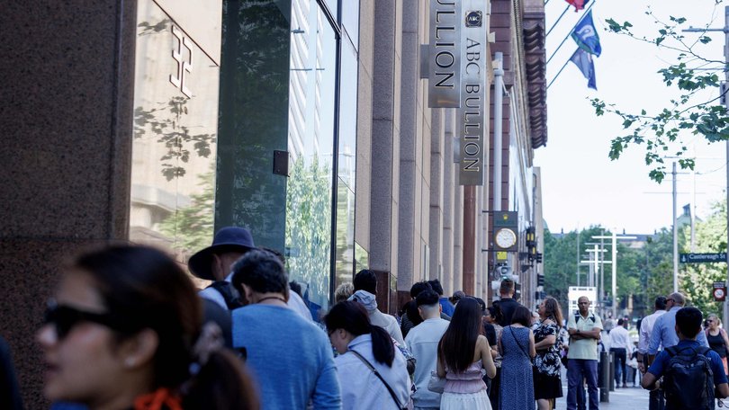 About 1000 people are buying and selling gold each day at ABC Bullion stores across the country. NewsWire / Nikki Short