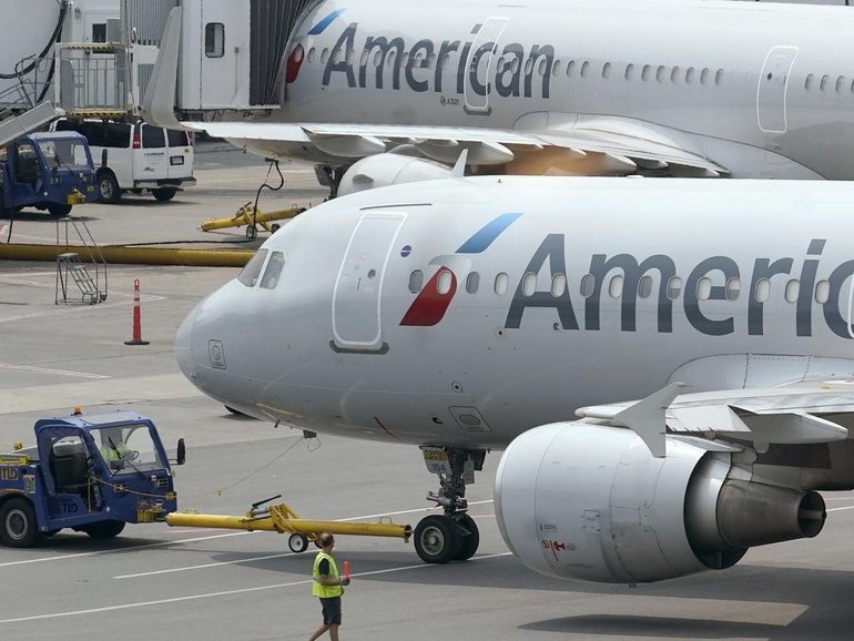 The pilots made the call to turn back after they heard loud knocking on the locked cabin door and only static on the intercom. Stock photo