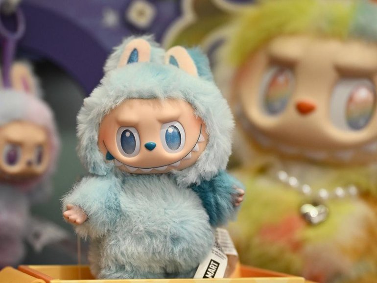 Police have uncovered dozens of rare Labubu dolls, worth $9000, from a home in Melbourne. (Joel Carrett/AAP PHOTOS)