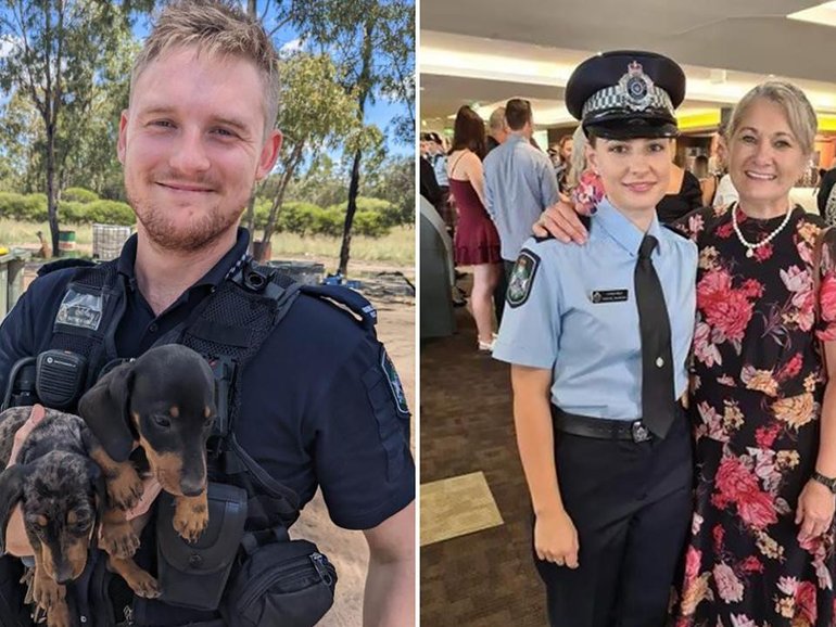 A US man linked to the shooting deaths of two Queensland constables has admitted a firearms charge. (HANDOUT/QUEENSLAND POLICE)