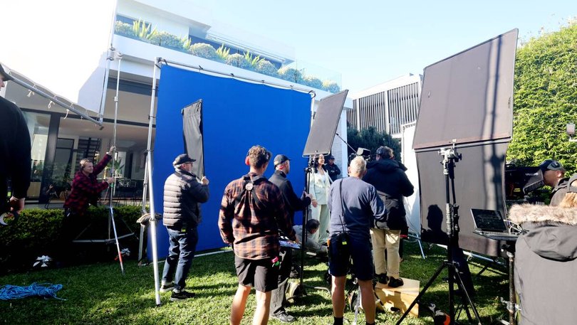 Behind-the-scenes of the production. Pic: Ray White.