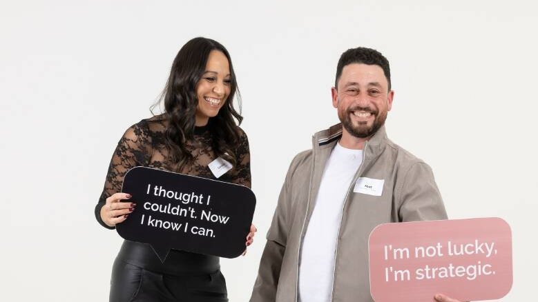 Matt and Connie Buhagiar are part of the Boomerang Generation, moving home to get onto the property investment ladder. Photo supplied