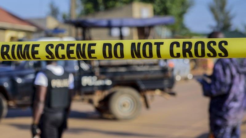 An accident involving two buses on a highway in Uganda has left at least 63 people dead.