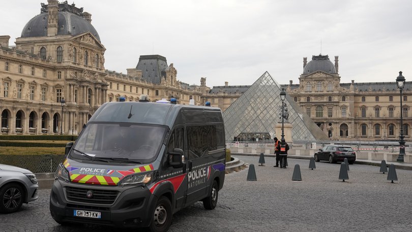 The Louvre director says the museum had a shortage of security cameras on the outside of the building as it was the target of a robbery.