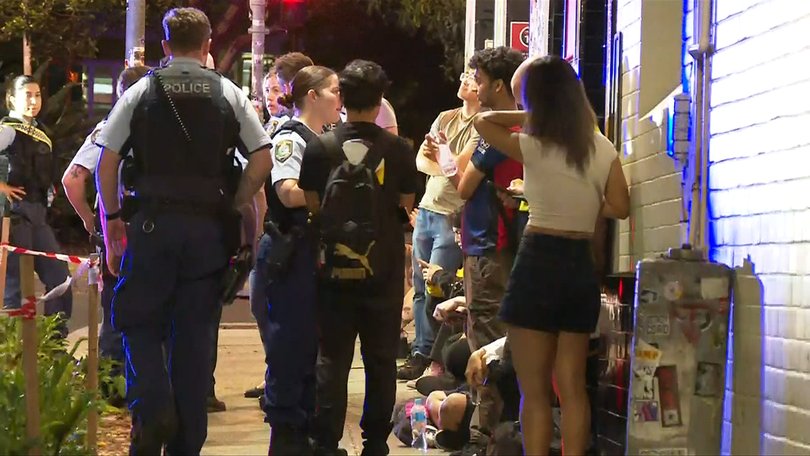Police speaking to witnesses.