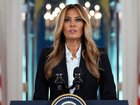 An author says Melania Trump's threats ‘are designed to create a climate of fear in the nation’. (AP PHOTO)