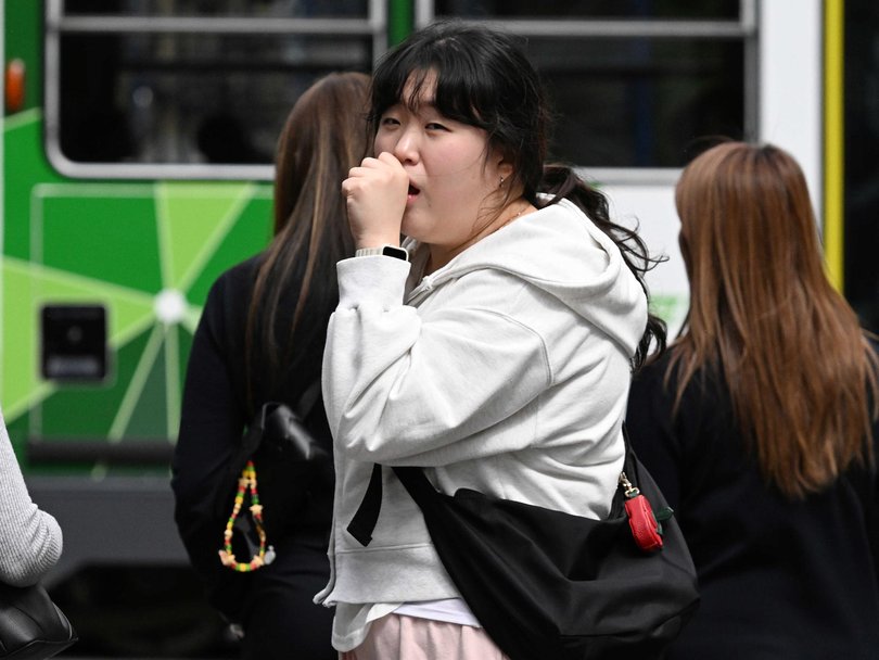 The wind is expected to settle on Thursday. Picture: NewsWire / Josie Hayden