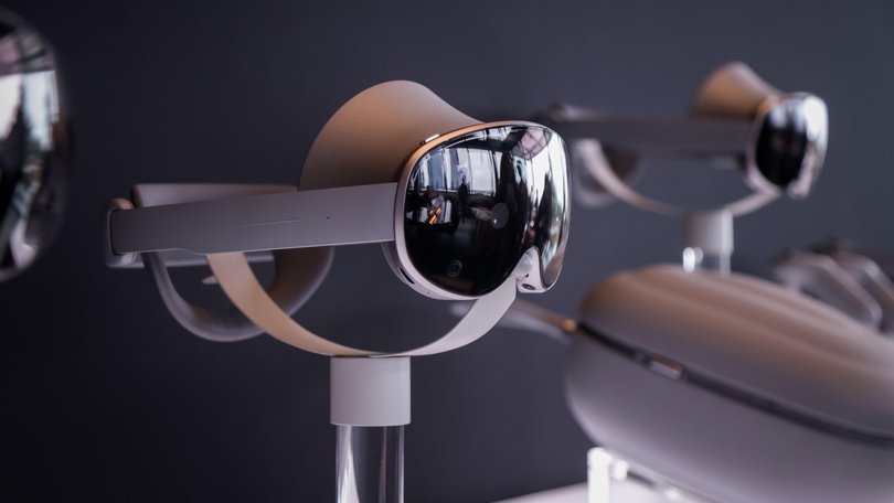 The Samsung Galaxy XR mixed-reality headset during a preview in New York, US, on Tuesday, Oct. 14, 2025