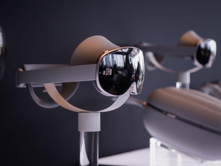 The Samsung Galaxy XR mixed-reality headset during a preview in New York, US, on Tuesday, Oct. 14, 2025