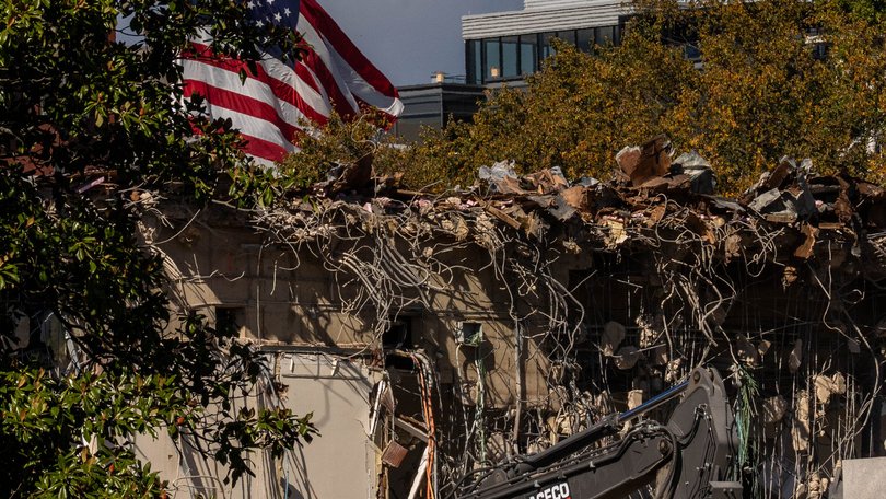 The White House is demolishing the entirety of the East Wing to make way for President Trump’s $200 million ballroom, a construction project that is far more extensive than he initially let on.