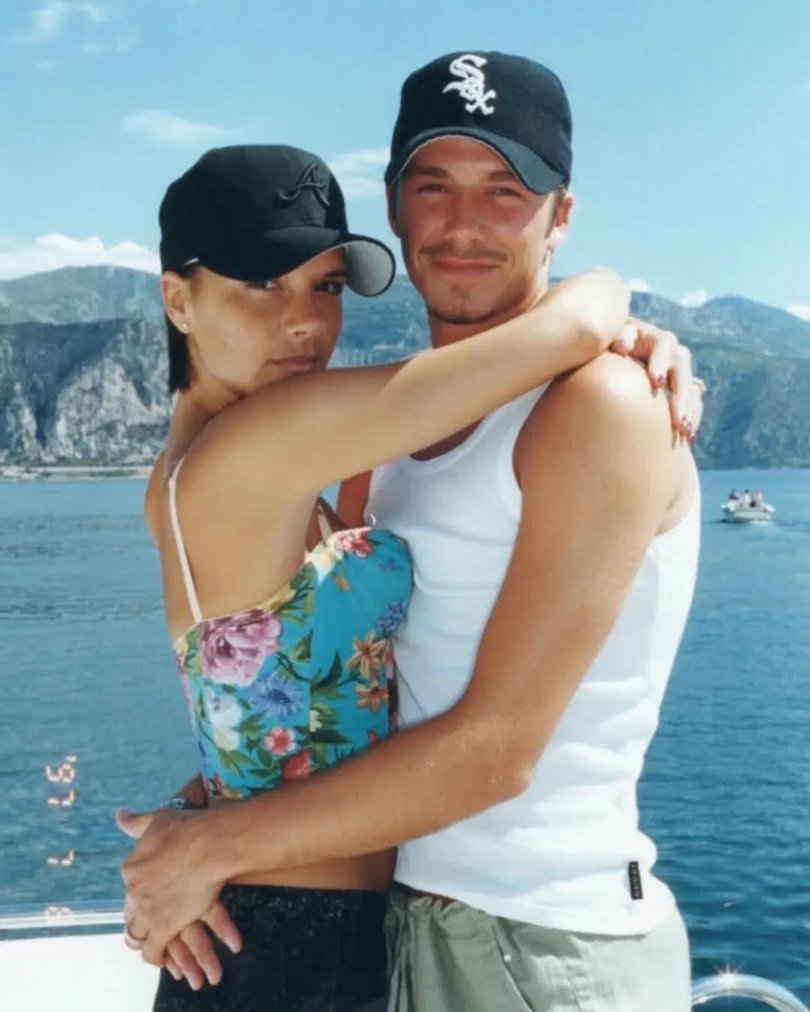 Victoria and David Beckham in 1997