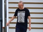 The PM gave himself a rockstar-welcome home from Washington, donning a T-shirt featuring English rock band Joy Division