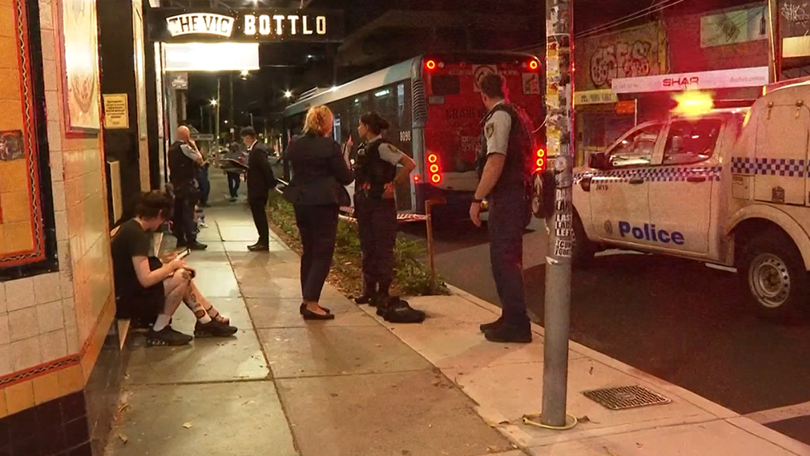 Other passengers rushed to help the injured man.