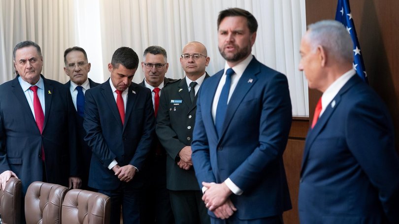 ‘The West Bank is not going to be annexed by Israel,’ US Vice President JD Vance says. (AP PHOTO)