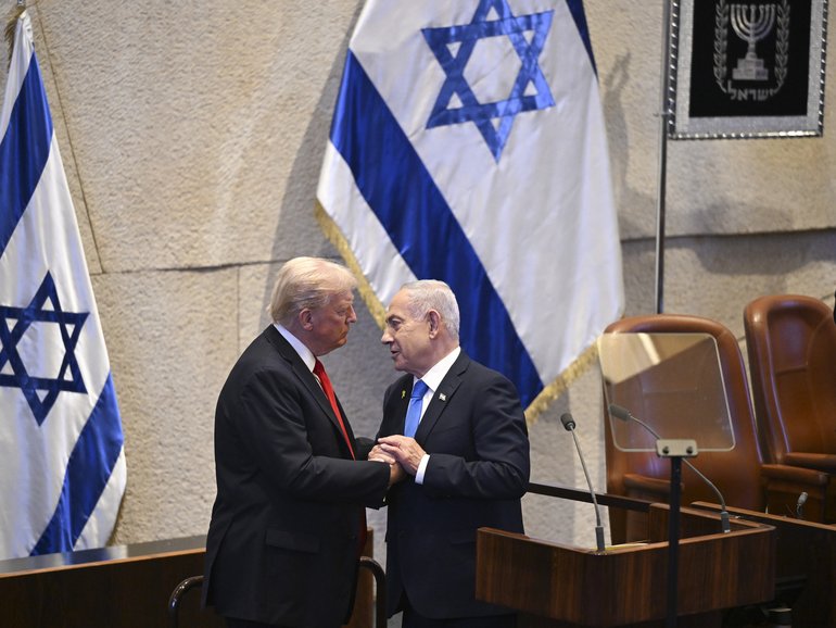 US President Donald Trump has ruled out any Israeli annexation of the occupied West Bank.