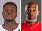 Miami's Terry Rozier and Portland coach Chauncey Billups have been arrested amid a gambling probe. (AP PHOTO)