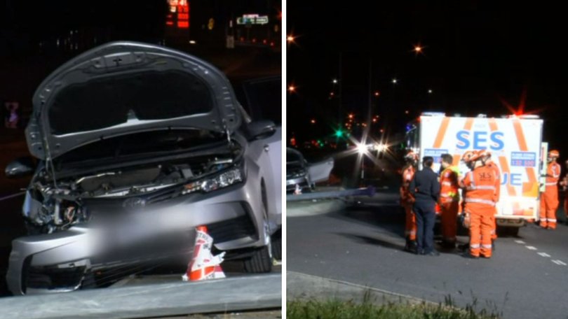 A child is in a critical condition and another has serious injuries following a shocking crash on a Melbourne road.
